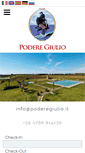 Mobile Screenshot of poderegiulio.it